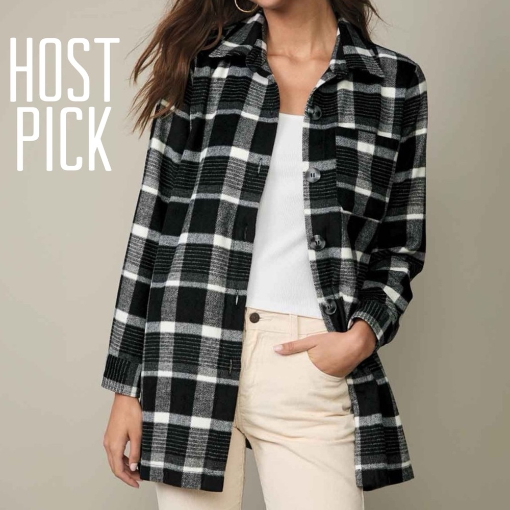 Black and White Coat